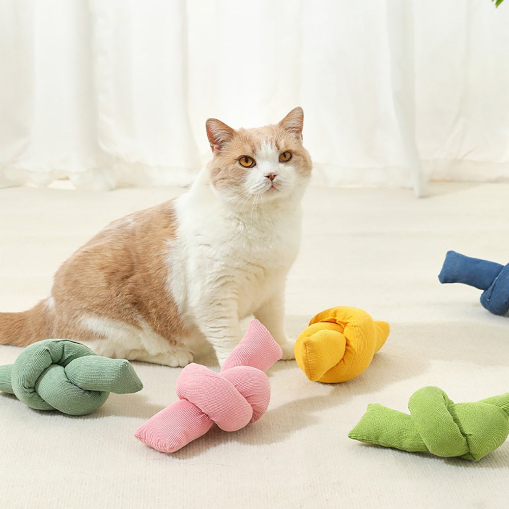 Natural Cotton Rope Knot Tug Interactive Pet Chew Toy