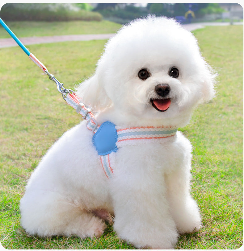 Pet Breathable Chest Vest Walking Leash Summer Gear