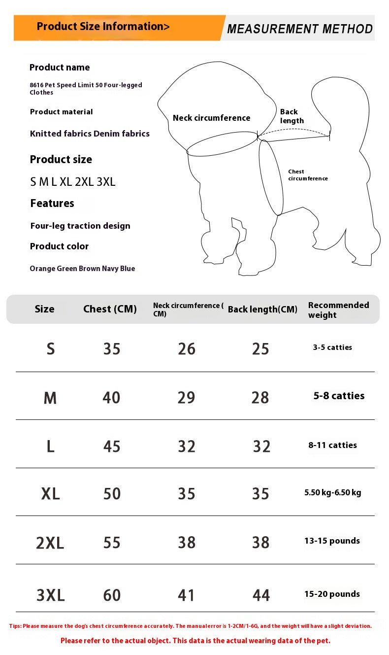 Pet Four Legged Fashion Sweater Clothing Wear