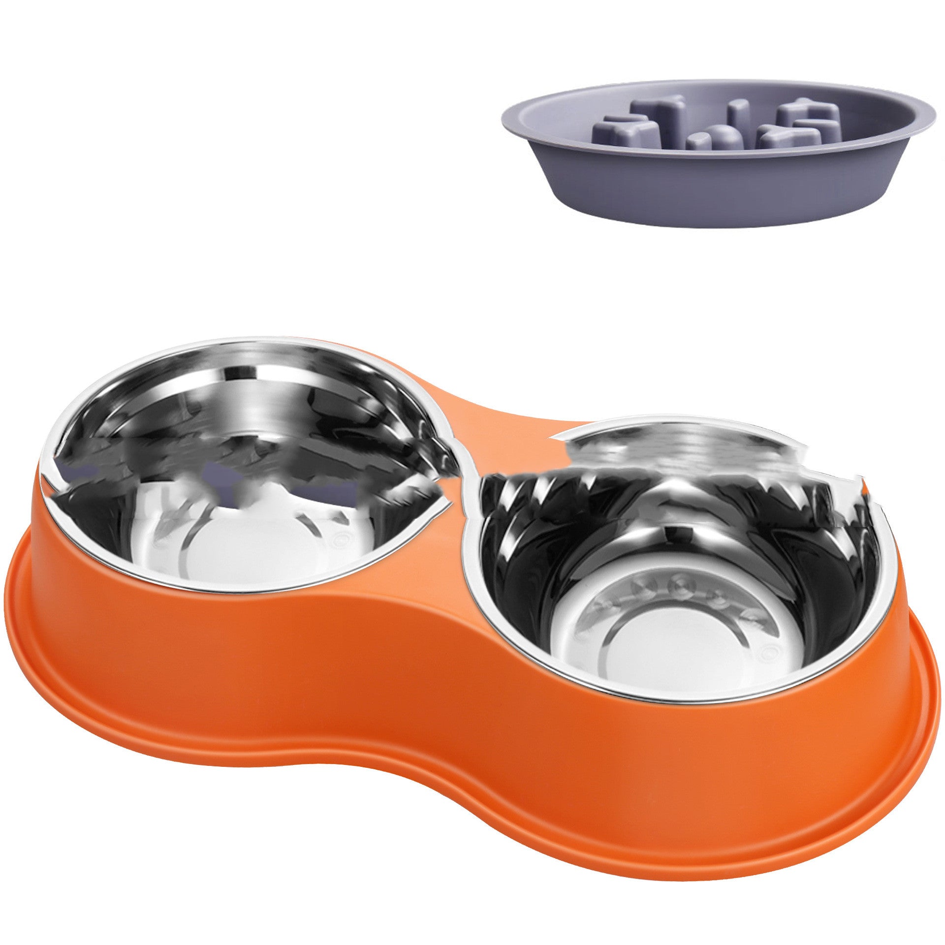 Removable Pet Slow Feeding Bowl Anti Choking Design