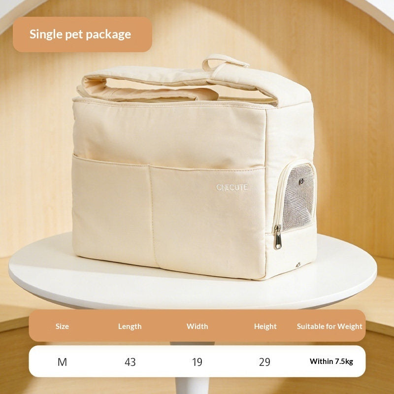 Portable Pet Carrier Bag For Outdoor Travel Use