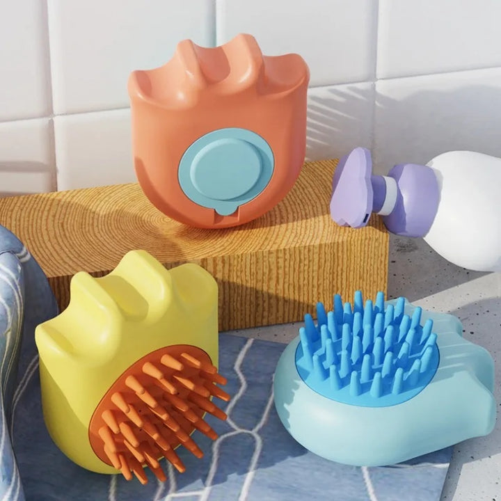 Pet Bath Massage Brush Shampoo Box Cleaning Tool