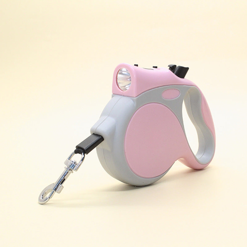 Pet Lighted Retractable Rope Walking Leash Gear
