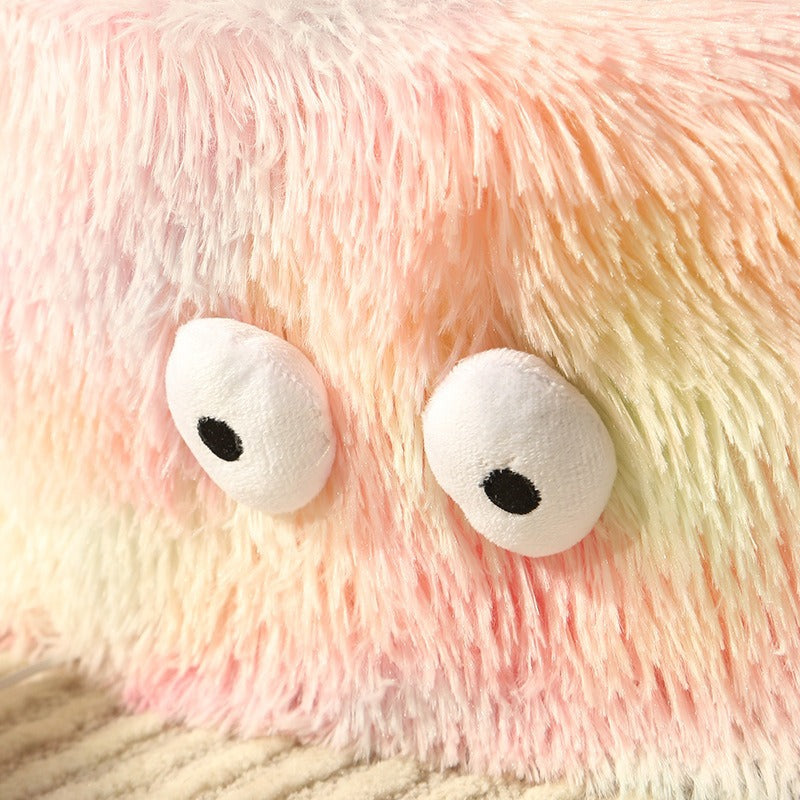 Winter Warm Cute Monster Style Round Pet Nest Bed