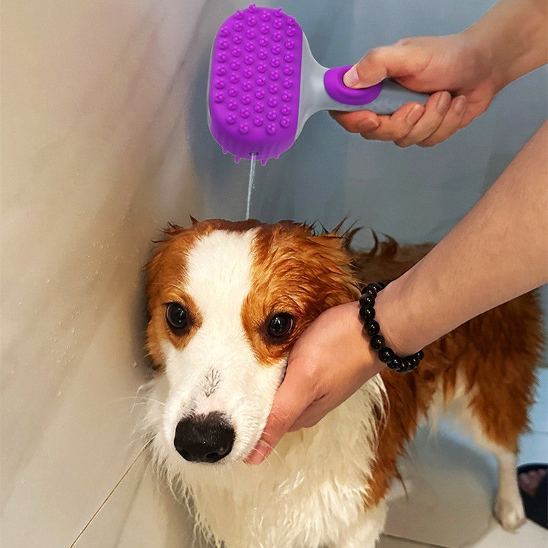 Pet Shower Bath Brush Float Hair Cleaning Tool