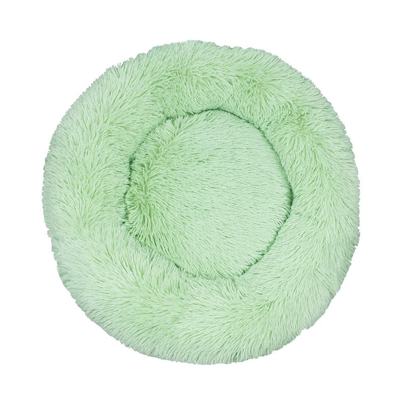 Round Cotton Winter Warm Pet Sleeping Bed Kennel