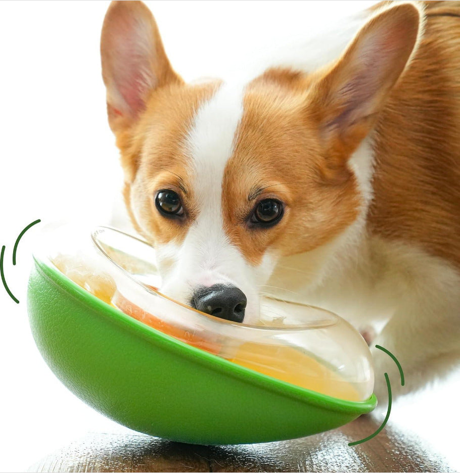 Anti Tumble Avocado Pet Feeding Bowl Stable Dish