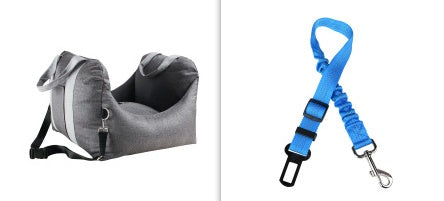 Waterproof Pet Car Seat Carrier Mesh Travel Bed Basket