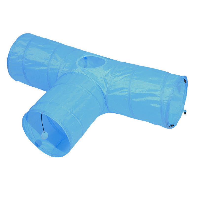 Foldable Pet Tunnel Climbing Path Interactive Toy