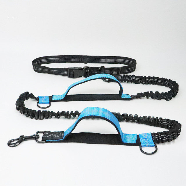 Pet Adjustable Harness Collar Jogging Walking Leash