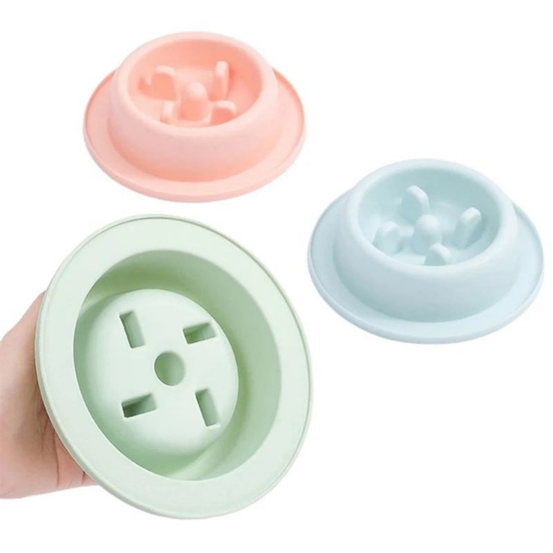 Pet Slow Feeding Anti Choking Interactive Food Bowl Plate