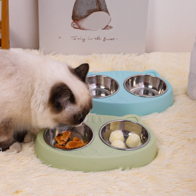 Pet Feeding And Drinking Bowl Rice Basin Water Dish