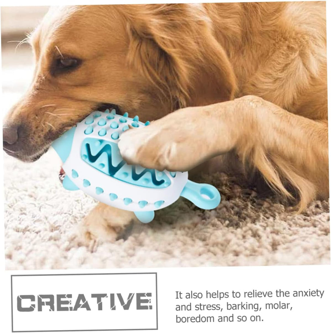 Wear Resistant Treat Dispensing Puzzle Interactive Pet Toy