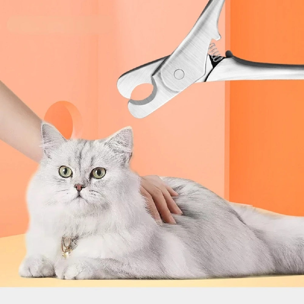 Professional Pet Nail Clipper Stainless Steel Safety Trimmer