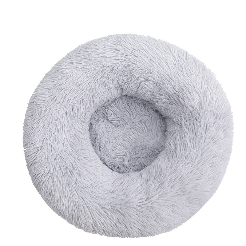 Round Cotton Winter Warm Pet Sleeping Bed Kennel