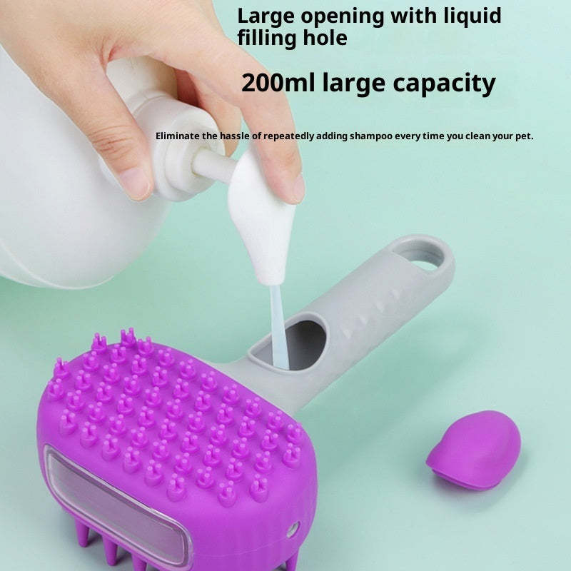 Pet Shower Bath Brush Float Hair Cleaning Tool