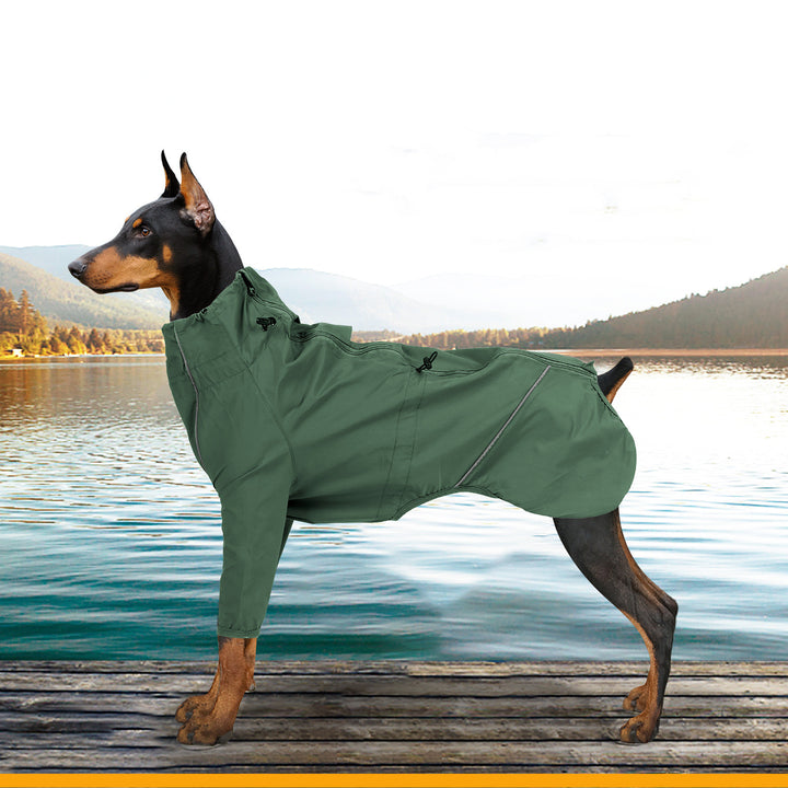 Pet Reflective Traction Hole Clothing Safety Wear