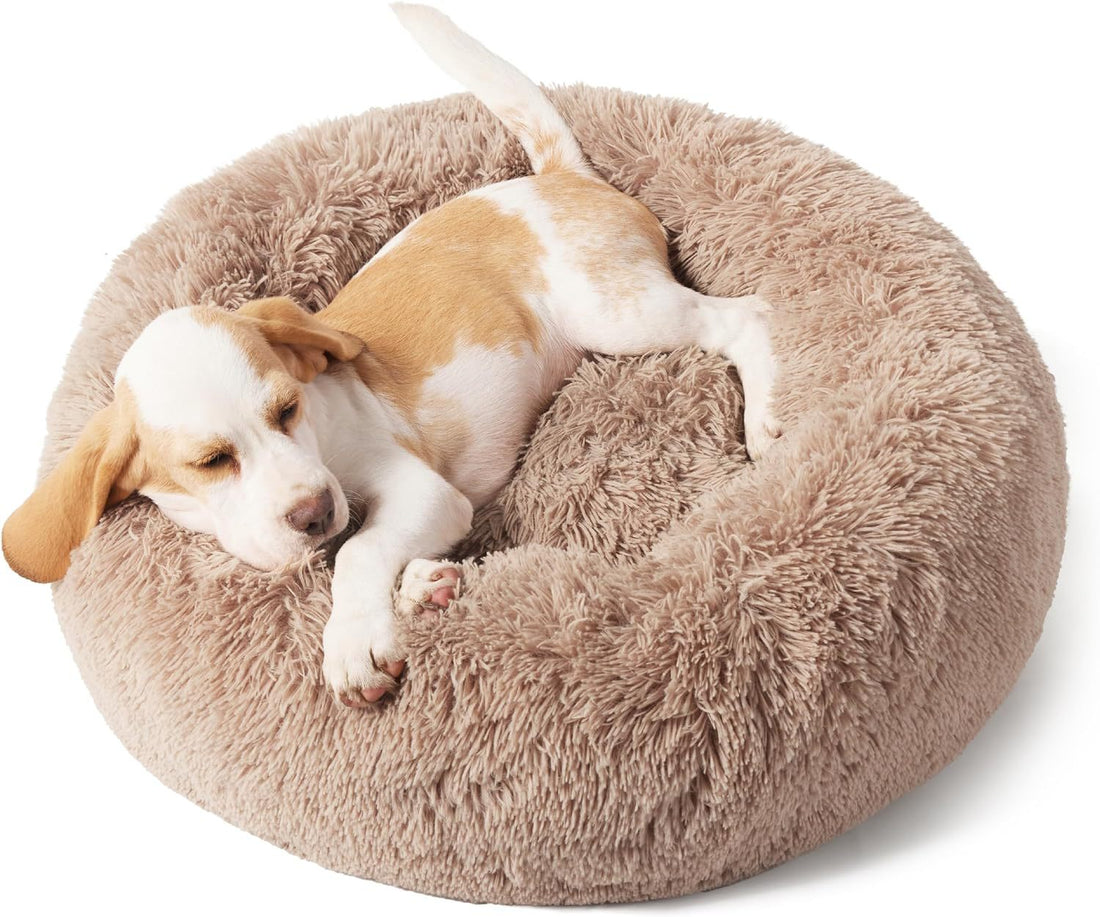 Non Slip Plush Round Pet Bed Indoor Soft Cushion Mat