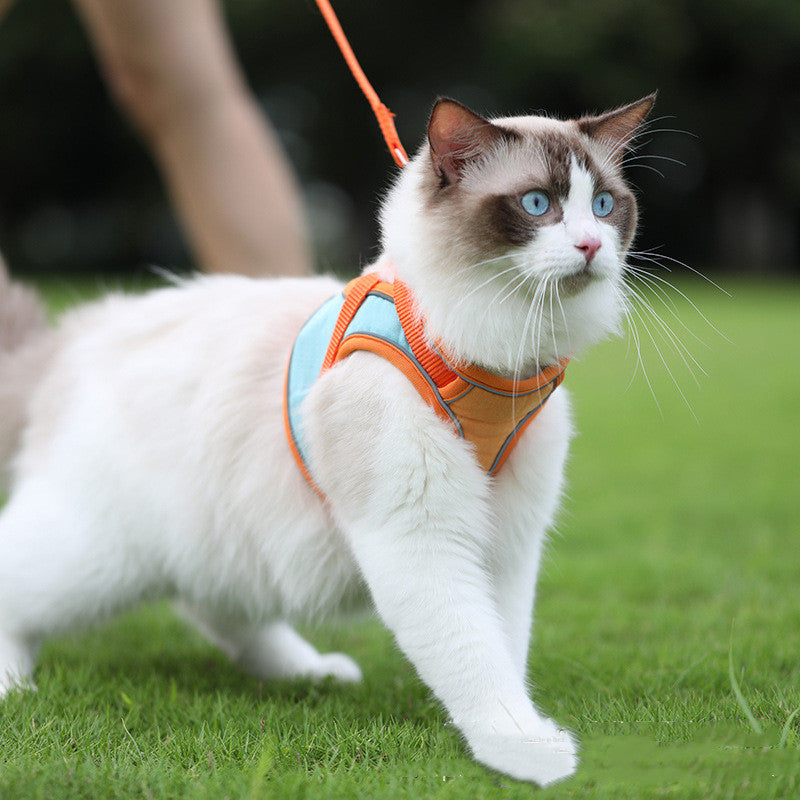 Pet Reflective Anti Escape Harness Walking Leash