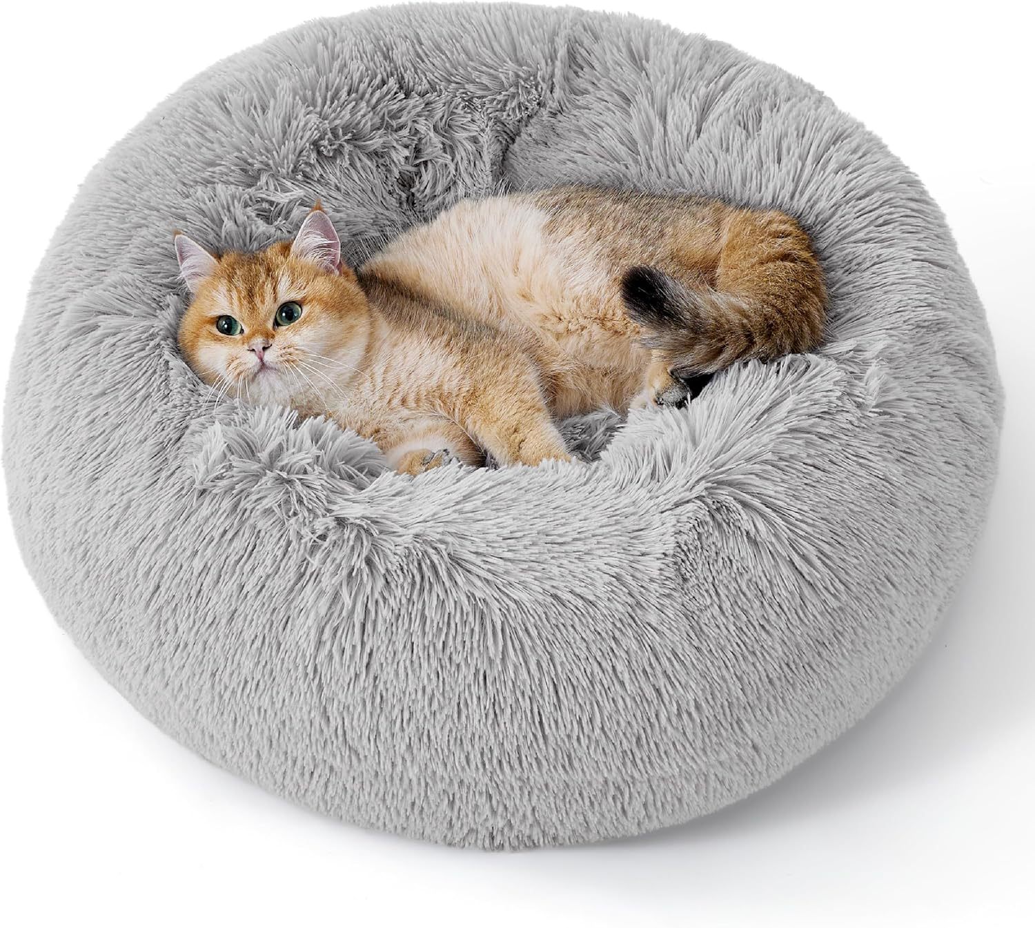 Non Slip Plush Round Pet Bed Indoor Soft Cushion Mat