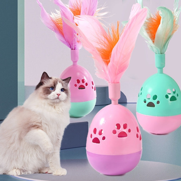 Tumbler Bell Pet Interactive Rolling Toy