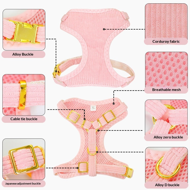 Pet Outdoor Harness Walking Leash Safety Gear