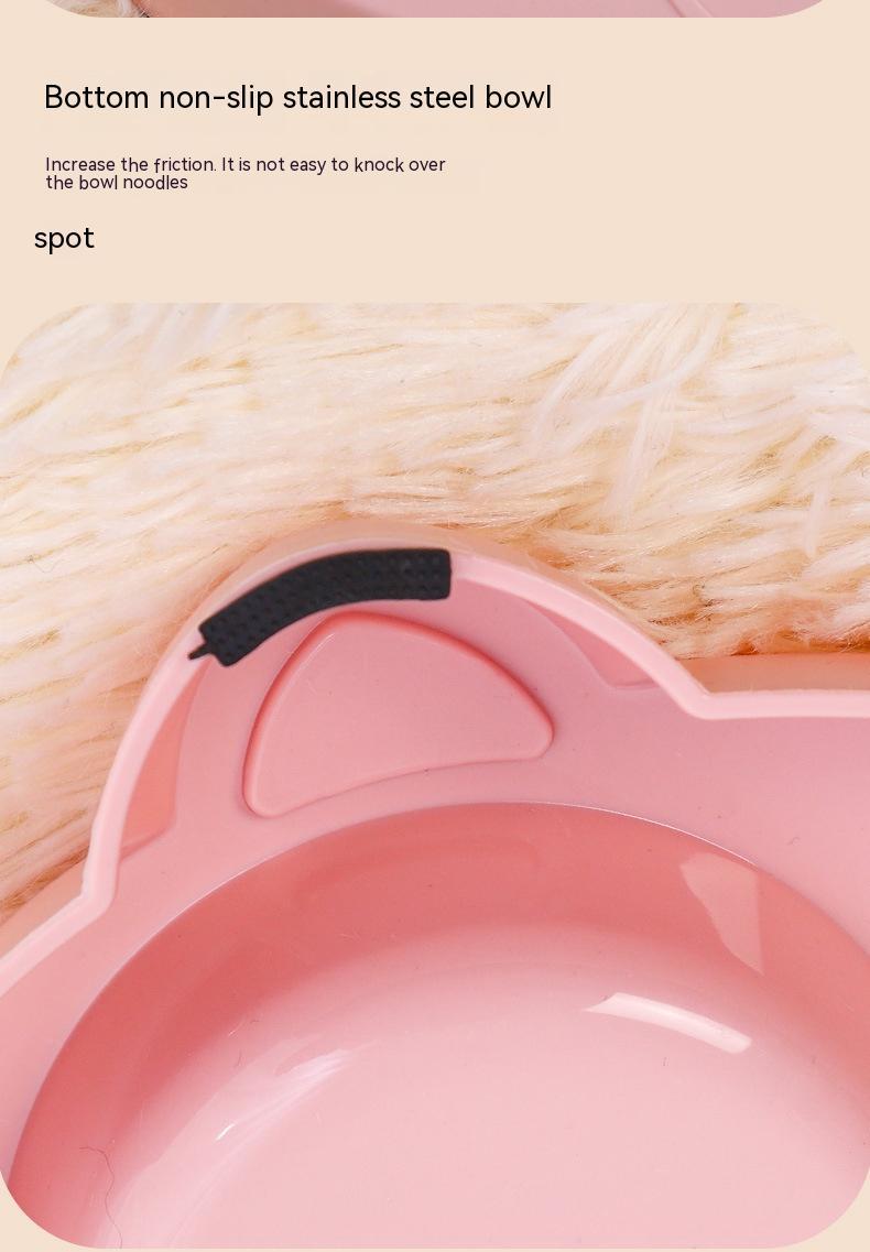 Pet Feeding And Drinking Bowl Rice Basin Water Dish