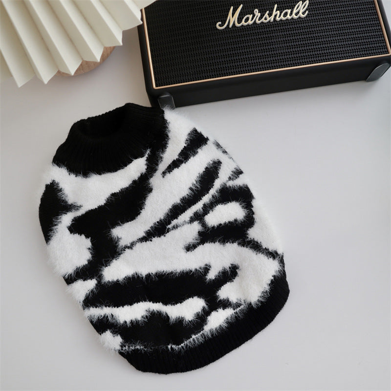 Pet Autumn Winter New Sweater Warm Clothing Layer
