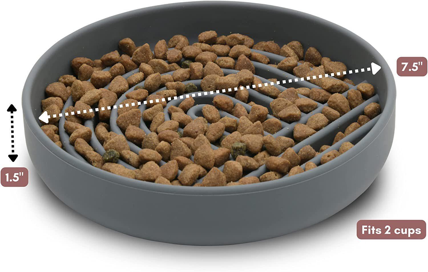 Simple Fashion Pet Slow Feeding Bowl Anti Choking Dish