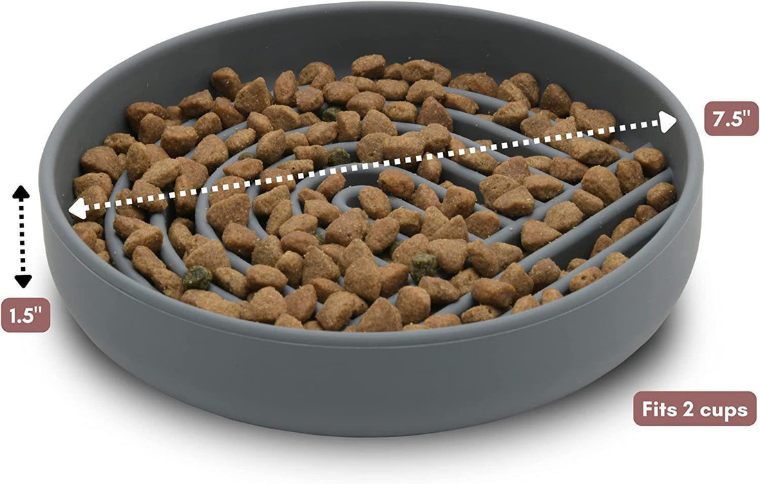 Simple Fashion Pet Slow Feeding Bowl Anti Choking Dish